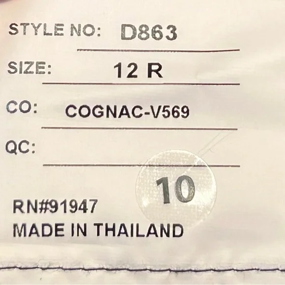 NWT Alfred Sung Deep V-Back Satin Trumpet Dress, One-Shoulder Bow in Cognac, 12R - Picture 14 of 16